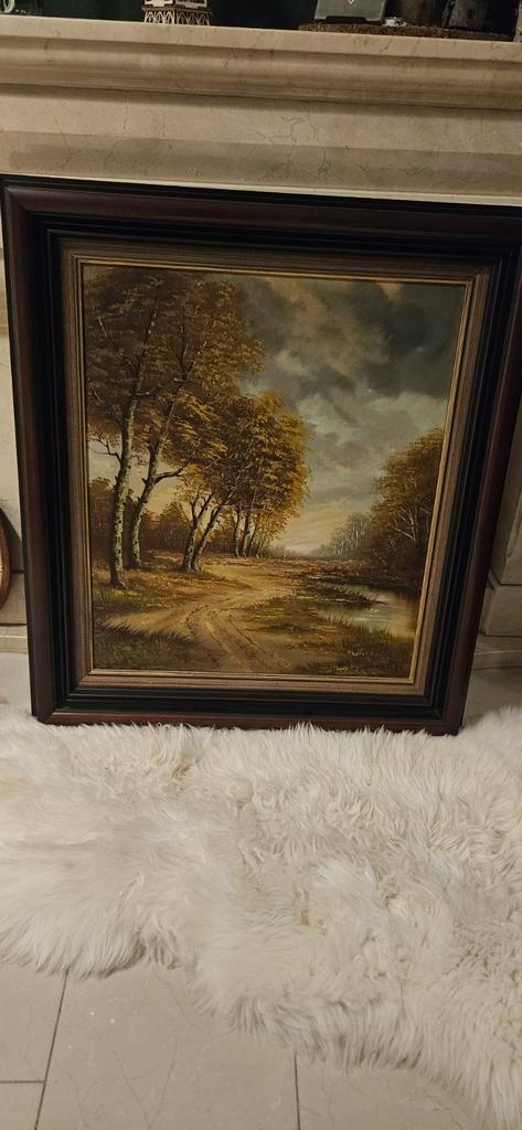 Schilderij van.rijn, Antiek en Kunst, Kunst | Schilderijen | Klassiek, Ophalen of Verzenden