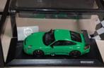 1:18 PORSCHE 911 GT3 RS 2007 green black Minichamps WRH, Verzenden, Zo goed als nieuw, Auto, MiniChamps