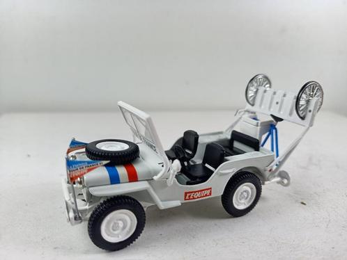 norev 1/43 willys jeep tour de france, Hobby en Vrije tijd, Modelauto's | 1:43, Zo goed als nieuw, Auto, Norev, Ophalen of Verzenden