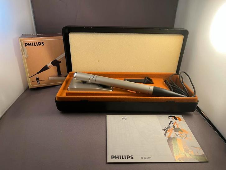 Philips N8310 microfoon - Compleet met doos, Muziek en Instrumenten, Microfoons, Gebruikt, Overige typen, Ophalen of Verzenden