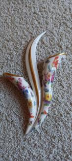 Hangende bloemenvaas, 25 cm hoog Bavaria, Gebruikt, Overige kleuren, Aardewerk of Porselein, Ophalen of Verzenden