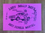 QSL kaart Lady Dolly Dots ism Lady Schele Wortel. Nunspeet., Verzamelen, 1960 tot 1980, Ongelopen, Ophalen of Verzenden