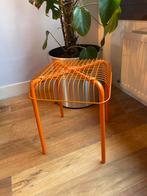 Vintage IKEA Kruk Oranje Metaal, Ophalen, Gebruikt, IJzer