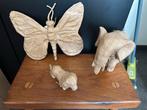 Decoupage Dieren - Vlinder, Olifant, Leeuw, Ophalen of Verzenden, Gebruikt, Materiaal