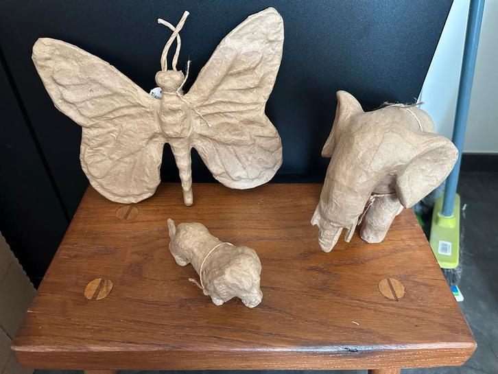 Decoupage Dieren - Vlinder, Olifant, Leeuw, Hobby en Vrije tijd, Knutselen, Gebruikt, Materiaal, Ophalen of Verzenden