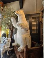 Grote ijsbeer | tuinbeeld | blikvanger | decoratie, Dierenbeeld, Kunststof, Gebruikt, Niet te achterhalen