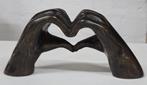 HANDEN MAKEN HART / bronzen beeld, Ophalen of Verzenden