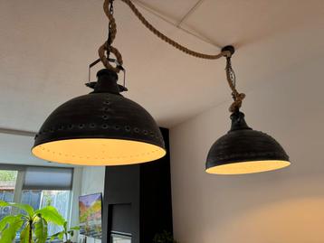 Industriële lampen set (2 stuks) - Zo goed als nieuw! beschikbaar voor biedingen