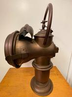 Antieke Grote Messing Carbid Autolamp / Koplamp 38 cm groot., Ophalen of Verzenden