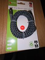 USB-A naar Micro-USB Kabel - Nieuw!, Ophalen of Verzenden, Nieuw, 2 tot 5 meter, Overige kabels