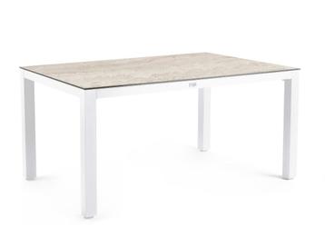 Briga Dining Table Trespa Travertin 180x100cm Creme White beschikbaar voor biedingen