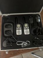 3x Alecto portofoon in koffers, Telecommunicatie, Portofoons en Walkie-talkies, Ophalen, Gebruikt, Portofoon of Walkie-talkie