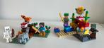 Lego Minecraft 21164 Het Koraalrif & 21162 Taiga Avontuur, Ophalen of Verzenden, Zo goed als nieuw, Complete set, Lego