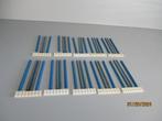 LEGO 10 12 volt Rails Recht BLAUW in zeer goede staat!!, Ophalen of Verzenden, Gebruikt, Complete set, Lego