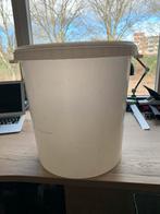 Plastic Emmer voor Wijn/Bier Brouwen, Huis en Inrichting, Emmers, Ophalen, Gebruikt, Kunststof, Met deksel