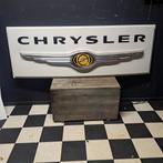 Chrysler gevelreclame DealerSign, Verzamelen, Merken en Reclamevoorwerpen, Ophalen, Gebruikt, Reclamebord