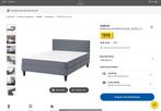 Ikea boxspring twijfelaar, Ophalen, Gebruikt, 140 cm, Twijfelaar