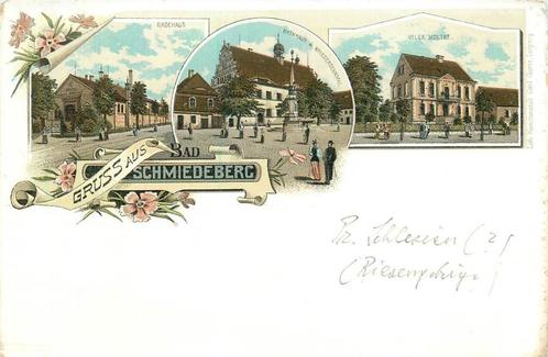 (379-123-001) Bad Schmiedeberg Litho, Verzamelen, Ansichtkaarten | Buitenland, Duitsland, Verzenden