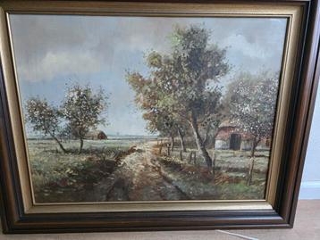 landschap schilderij slotman beschikbaar voor biedingen