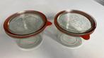 2 gratis weck potten, Huis en Inrichting, Ophalen, Zo goed als nieuw, Glas, Pot, Bus of Blik