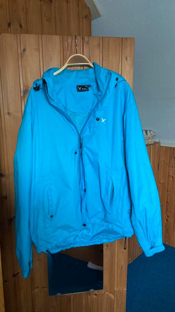 Heren regen / windjack 2XXL uit Zweden, Kleding | Heren, Jassen | Zomer, Zo goed als nieuw, Blauw, Ophalen of Verzenden