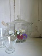 ~ oude glazen bowl set, bricbracbrocante ~, Antiek en Kunst, Ophalen of Verzenden