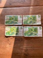 Biljetten vijf Gulden, Postzegels en Munten, Bankbiljetten | Nederland, Ophalen of Verzenden, 5 gulden