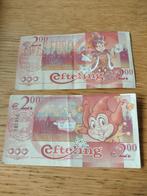Efteling Pardoes 2 Euro Biljetten - Verzamelobject, Ophalen of Verzenden, Gebruikt, Overige typen