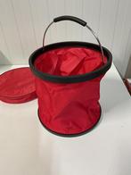 Opvouwbare emmer in opbergtas voor voor camping en camper, Ophalen, Nieuw