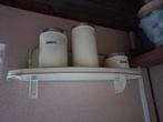 Emaile vintage set, Brabantia, en Handoekenrek, Ophalen of Verzenden, Gebruikt