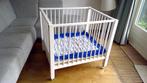 Bopita box, wit, verstelbaar en met boxmatras en boxkleed, Ophalen, Gebruikt, Rechthoekig, In hoogte verstelbaar