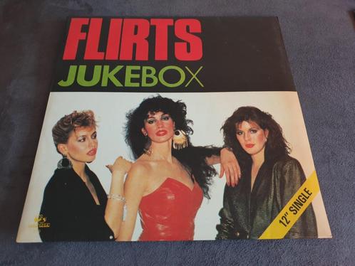 Maxisingle Flirts / Juke box / i.z.g.s., Cd's en Dvd's, Vinyl Singles, Zo goed als nieuw, Maxi-single, Pop, 12 inch, Ophalen of Verzenden