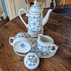 Jager Blue Saks koffiepot en roomstel op schotel, Huis en Inrichting, Keuken | Servies, Overige typen, Ophalen of Verzenden, Zo goed als nieuw