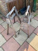 Oude schagen, Doe-het-zelf en Verbouw, Ladders en Trappen, Ophalen, Zo goed als nieuw, Minder dan 2 meter