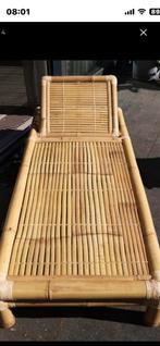 Bamboe ligbed 200x70, Tuin en Terras, Ophalen, Zo goed als nieuw, Verstelbaar