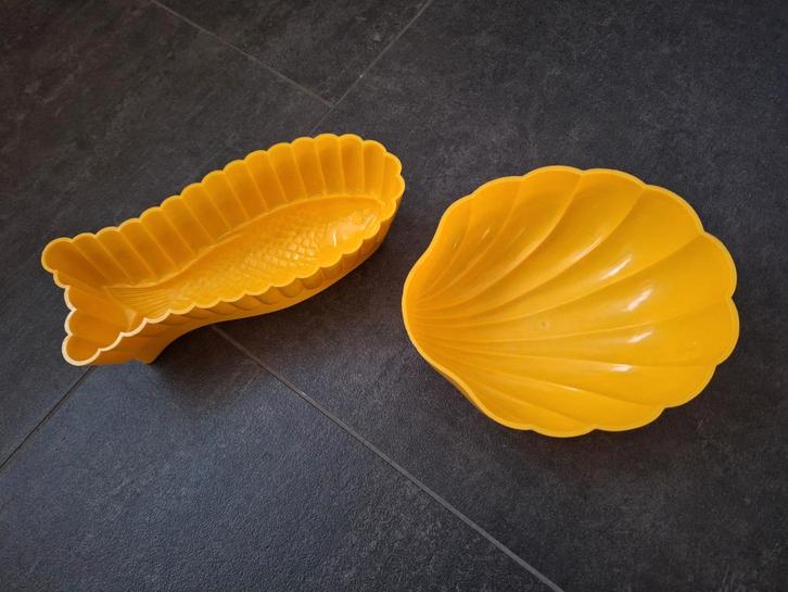 Vintage Dr. Oetker Puddingvormen - Vis & Schelp, Antiek en Kunst, Antiek | Keukenbenodigdheden, Ophalen of Verzenden