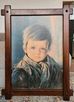 Schilderij Huilende Jongen (Bragolin), Antiek en Kunst, Kunst | Schilderijen | Klassiek, Ophalen of Verzenden