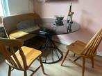 Ronde glazen tafel (kave home niut), Ophalen, Gebruikt, Rond, Modern, vintage
