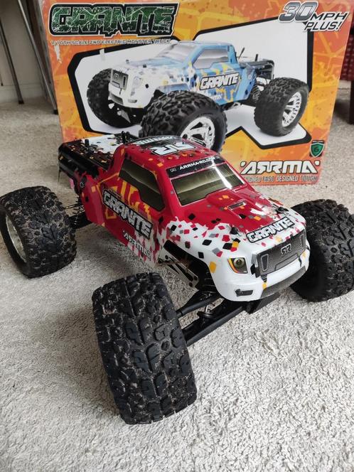 Rc Monstertruck in goede staat!, Hobby en Vrije tijd, Modelbouw | Radiografisch | Auto's, Gebruikt, Auto offroad, Elektro, Schaal 1:10