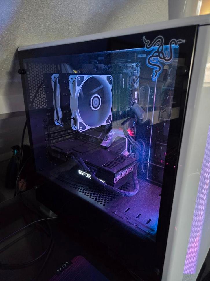 RGB game pc, i7 10700k, RTX 3080 10gb, Computers en Software, Desktop Pc's, Zo goed als nieuw, 3 tot 4 Ghz, SSD, 32 GB, Met videokaart