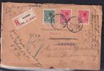 X148A) 1939 R-brief strookje Helpman zeldzaam naar den Haag, Ophalen of Verzenden, T/m 1940, Gestempeld
