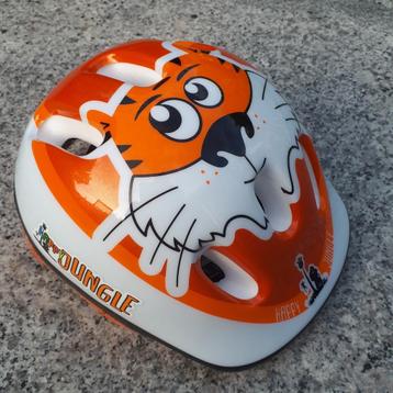 NIEUWE MVtek UNIEKE oranje leeuw FIETSHELM XXS baby in doos beschikbaar voor biedingen