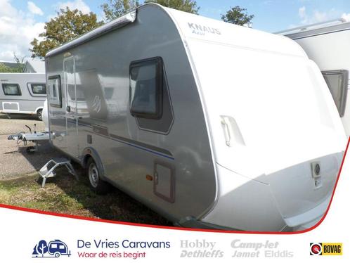 Knaus Azur 450 FU NL-Premium Line, Caravans en Kamperen, Caravans, Bedrijf, tot en met 4, 1000 - 1250 kg, Rondzit, Knaus, Frans bed