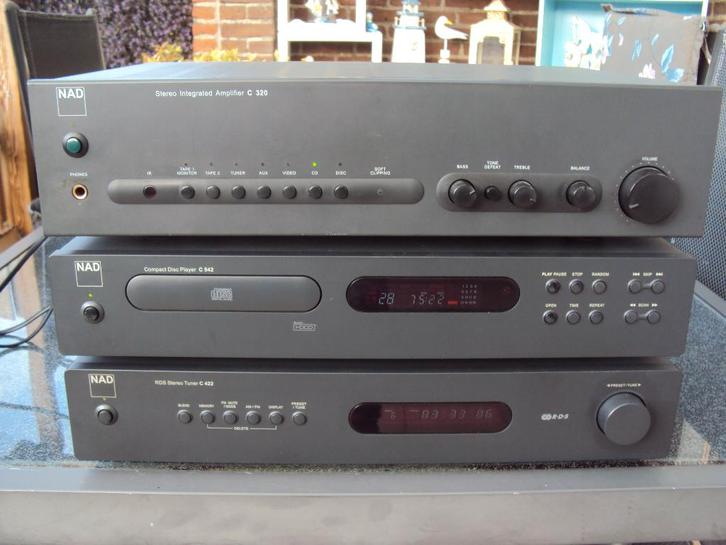 Nad C320.  Nad C542.  Nad C422., Audio, Tv en Foto, Stereo-sets, Gebruikt, Cd-speler, Tuner of Radio, Overige merken, Losse componenten