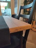 4 persoons eettafel inclusief stoelen, Ophalen, Gebruikt, 100 tot 150 cm, 50 tot 100 cm