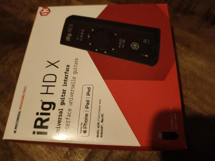 IK Multimedia iRig HD X Gitaar Interface - Nieuw in Doos!, Muziek en Instrumenten, Effecten, Nieuw, Overige typen, Ophalen of Verzenden