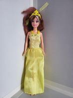 Barbiepop met gele jurk, Ophalen of Verzenden, Zo goed als nieuw, Barbie