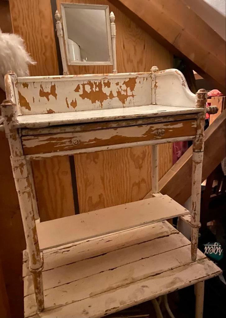 Antieke kinder kaptafel, eind 19e eeuw, Antiek en Kunst, Antiek | Meubels | Tafels, Ophalen of Verzenden