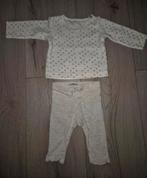 Lief baby setje maat 56 - grijs/wit, Ophalen of Verzenden, Zo goed als nieuw, Maat 50