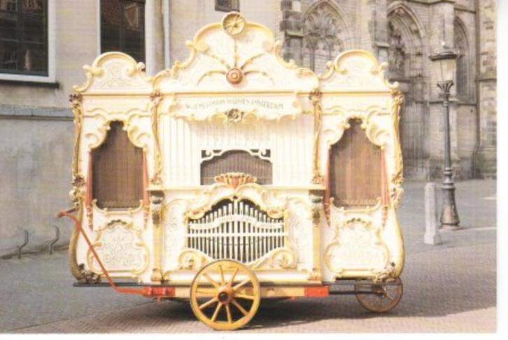 Straatorgel ,,de Zeventiger" Amsterdam 1920.   06-11, Verzamelen, Ansichtkaarten | Themakaarten, Ongelopen, 1960 tot 1980, Muziek